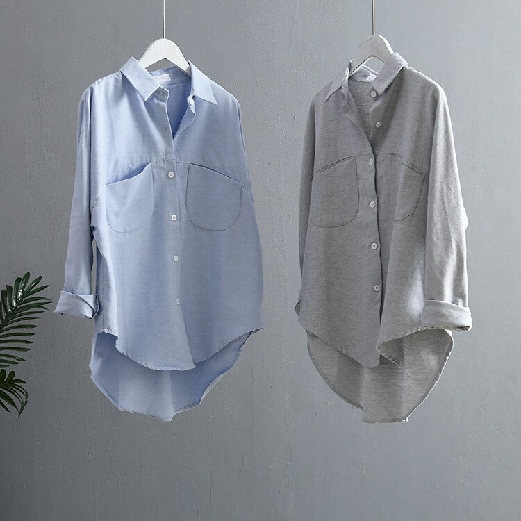 2021 Spring Women Summer Blouse Korean Long Sleeve Womens Tops And Blouses Vintage Women Shirts Blusas Roupa Feminina Tops