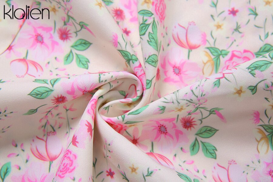 KLALIEN Summer Fashion Elegant Boho Print Slit Maxi Dress Women French Romantic Party Vacation Beach Casual Floral Dress Ladies KLALIEN Summer Fashion Elegant Boho Print Slit Maxi Dress Women French Romantic Party Vacation Beach Casual Floral Dress Ladies