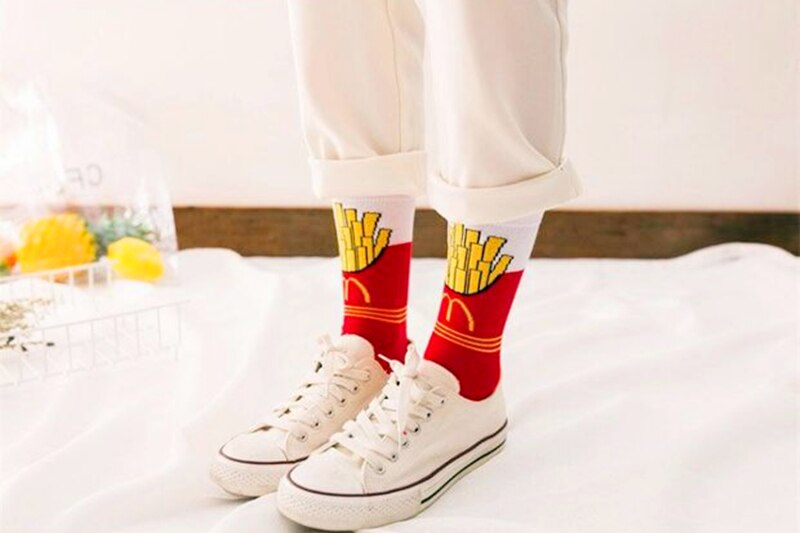 FREE SHIPPING Funny Cartoon Sock Harajuku Colorful JKP4635