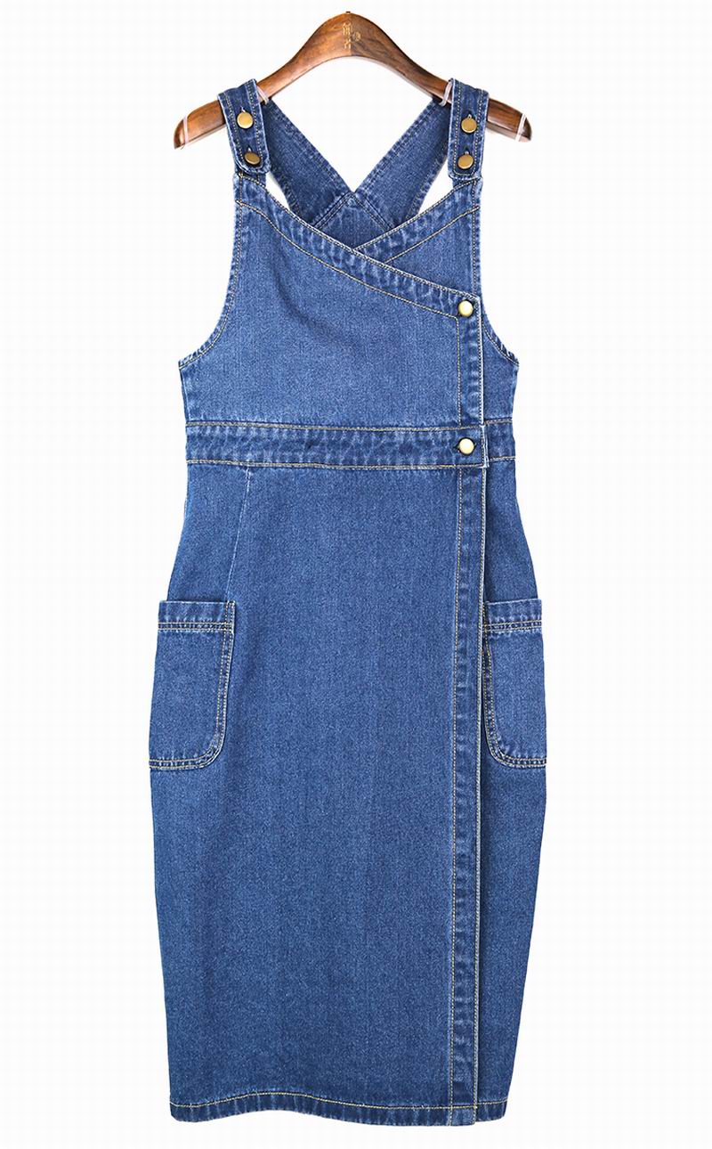 FREE SHIPPING Denim Dress Side Split Spaghetti Strap JKP4641 FREE SHIPPING Denim Dress Side Split Spaghetti Strap JKP4641