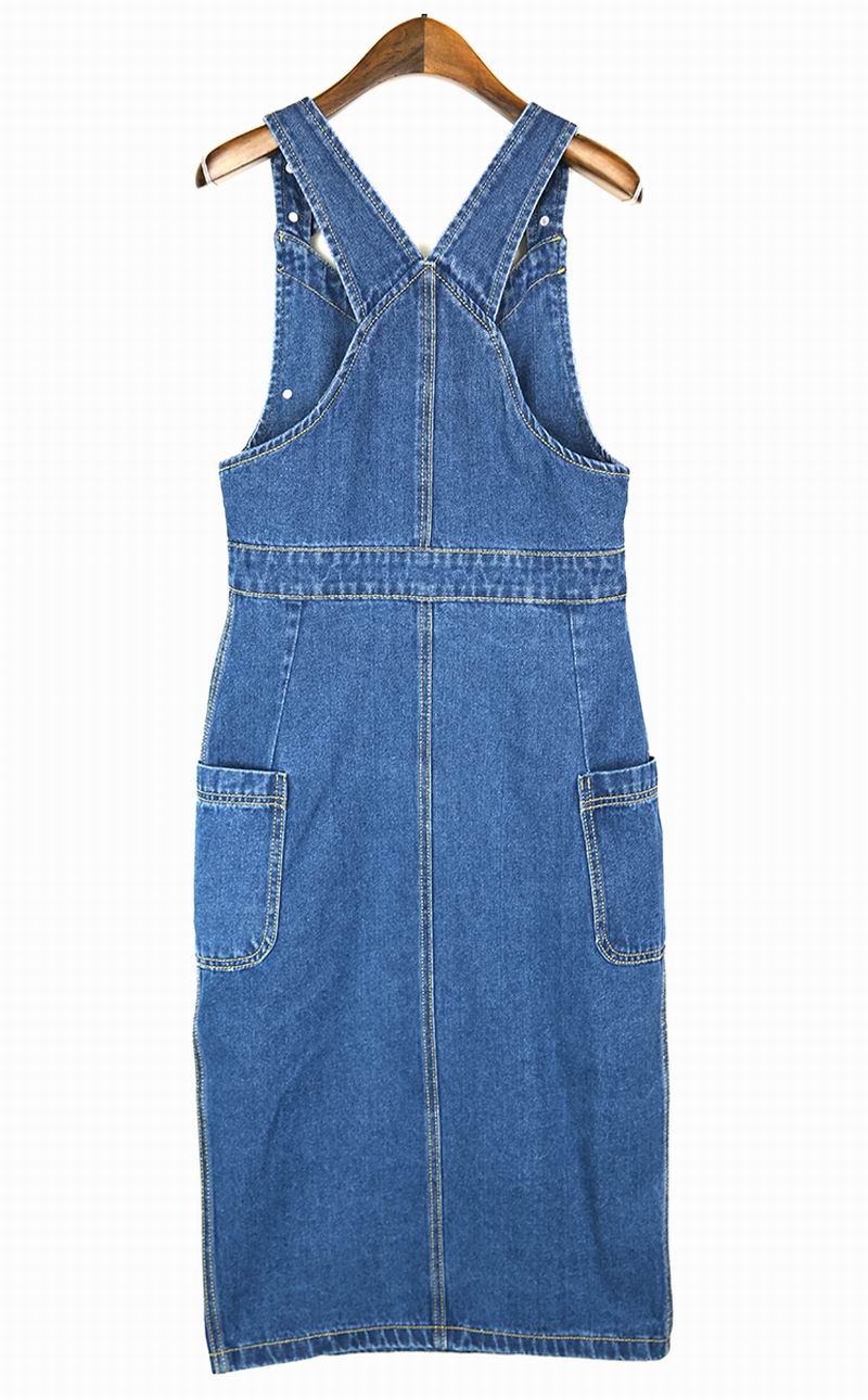 FREE SHIPPING Denim Dress Side Split Spaghetti Strap JKP4641 FREE SHIPPING Denim Dress Side Split Spaghetti Strap JKP4641