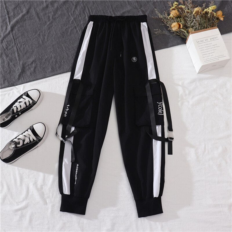 FFREE SHIPPING 2021 Streetwear Cargo Pants Joggers With Long Sleeve Top JKP4645