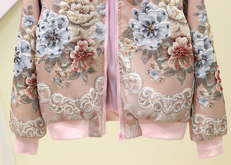 FREE SHIPPING Vintage Outwear Jackets Full Flower Pattern JKP4647 FREE SHIPPING Vintage Outwear Jackets Full Flower Pattern JKP4647