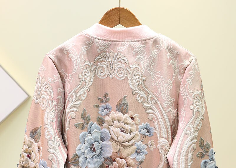 FREE SHIPPING Vintage Outwear Jackets Full Flower Pattern JKP4647 FREE SHIPPING Vintage Outwear Jackets Full Flower Pattern JKP4647