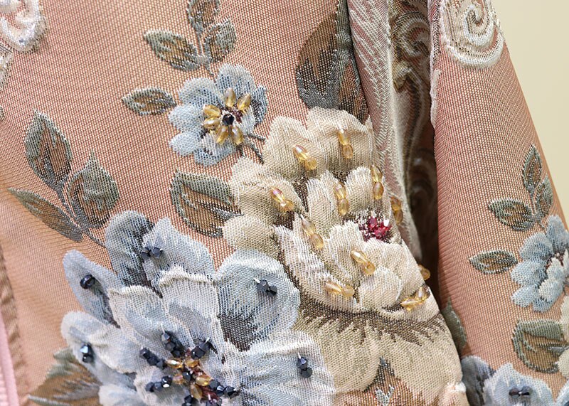 FREE SHIPPING Vintage Outwear Jackets Full Flower Pattern JKP4647 FREE SHIPPING Vintage Outwear Jackets Full Flower Pattern JKP4647