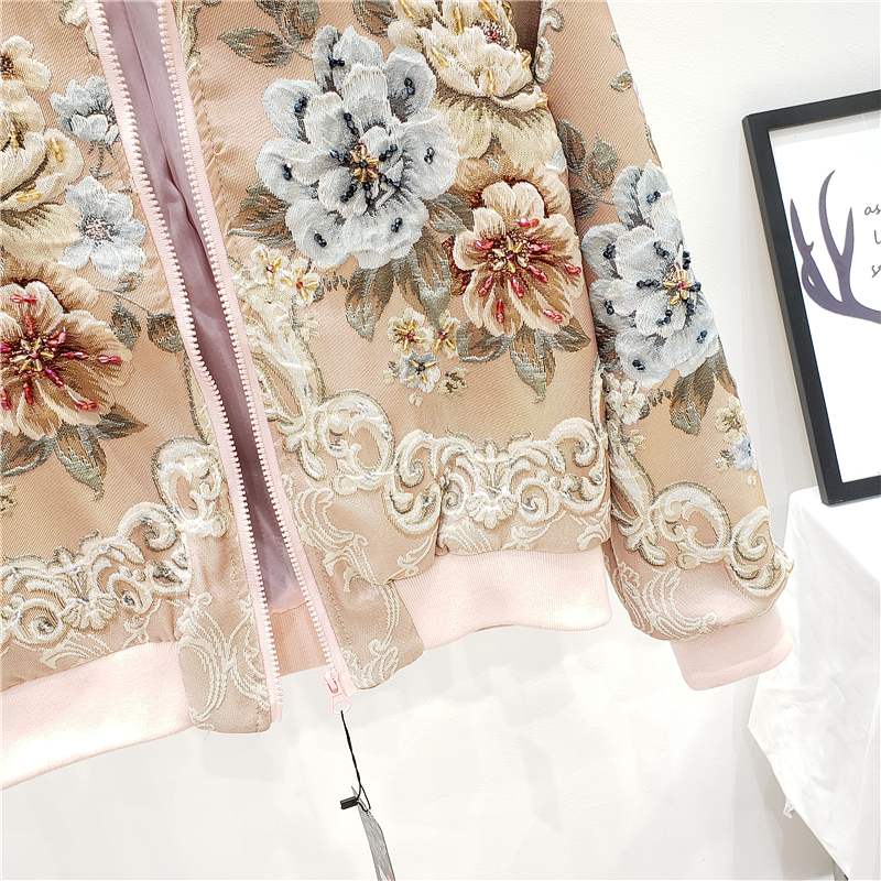 FREE SHIPPING Vintage Outwear Jackets Full Flower Pattern JKP4647 FREE SHIPPING Vintage Outwear Jackets Full Flower Pattern JKP4647