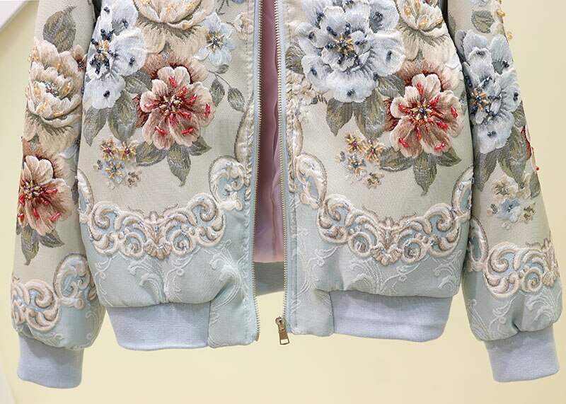 FREE SHIPPING Vintage Outwear Jackets Full Flower Pattern JKP4647 FREE SHIPPING Vintage Outwear Jackets Full Flower Pattern JKP4647