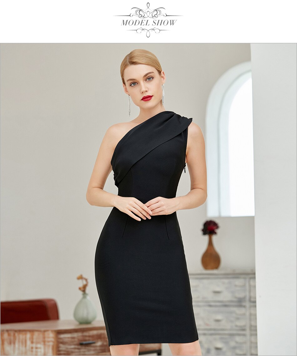 Adyce 2021 New Summer Black One Shoulder Bandage Dress Women Sexy Sleeveless Bodycon Club Celebrity Evening Party Dress Vestidos Adyce 2021 New Summer Black One Shoulder Bandage Dress Women Sexy Sleeveless Bodycon Club Celebrity Evening Party Dress Vestidos