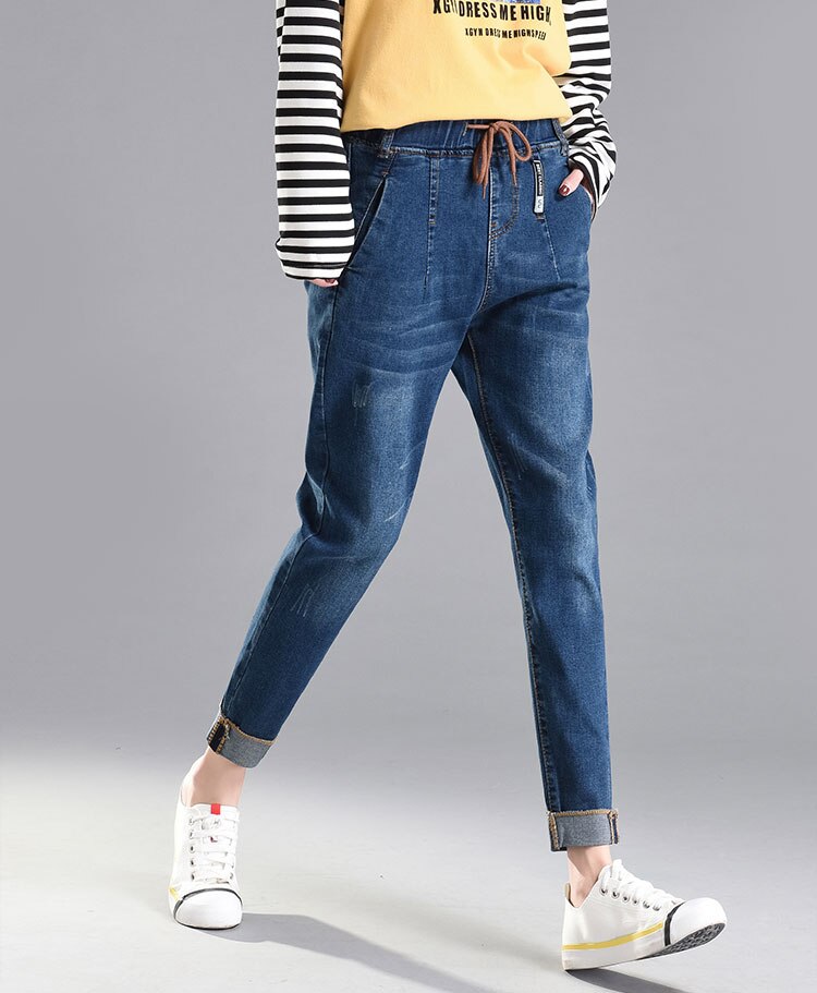 new special design elastic boyfriend for women jeans woman plus size loose jeans high waist stretch denim haren pants femme new special design elastic boyfriend for women jeans woman plus size loose jeans high waist stretch denim haren pants femme
