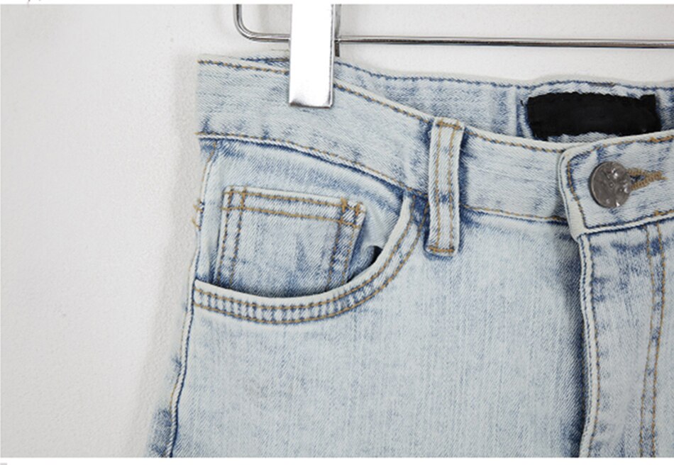 Woman Vintage Jeans Streetwear Denim Pants JKP4663