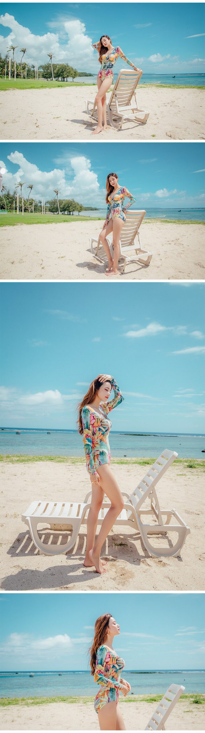 Celebrity Style Swimsuit High Quality Floral Pattern JKP4665