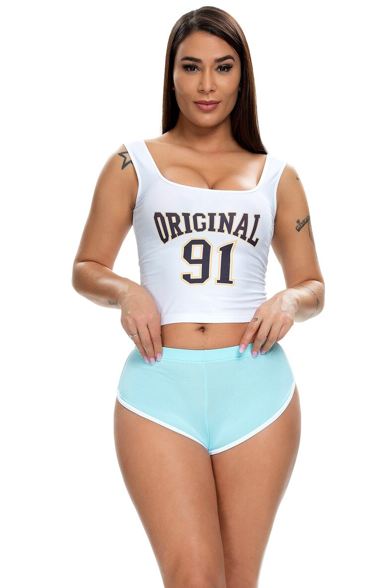 2020 New summer ladies shorts hot shorts European and American women's sexy running stretch sports shorts 2020 New summer ladies shorts hot shorts European and American women's sexy running stretch sports shorts