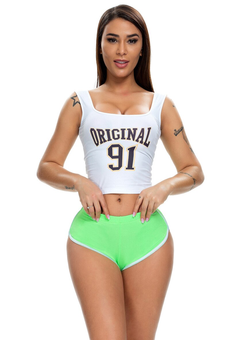 2020 New summer ladies shorts hot shorts European and American women's sexy running stretch sports shorts 2020 New summer ladies shorts hot shorts European and American women's sexy running stretch sports shorts