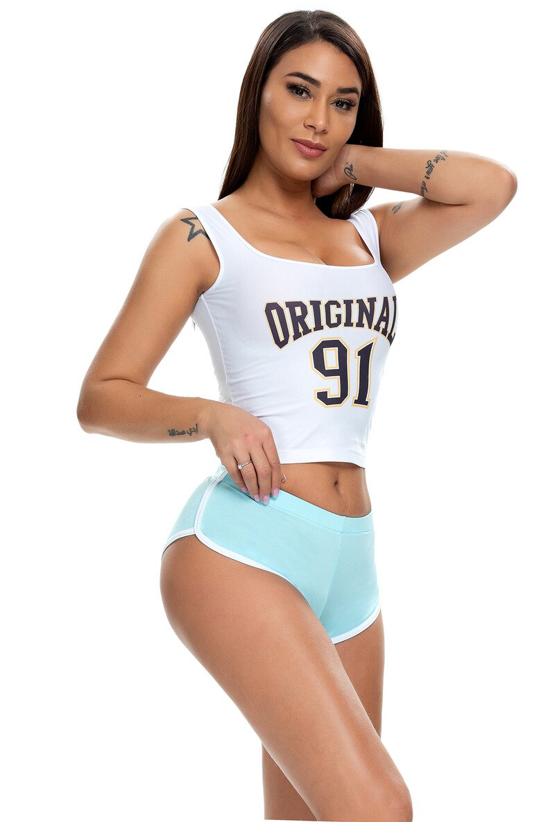2020 New summer ladies shorts hot shorts European and American women's sexy running stretch sports shorts 2020 New summer ladies shorts hot shorts European and American women's sexy running stretch sports shorts