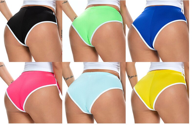 2020 New summer ladies shorts hot shorts European and American women's sexy running stretch sports shorts 2020 New summer ladies shorts hot shorts European and American women's sexy running stretch sports shorts
