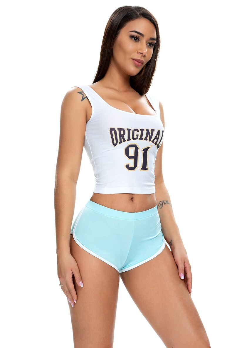 2020 New summer ladies shorts hot shorts European and American women's sexy running stretch sports shorts 2020 New summer ladies shorts hot shorts European and American women's sexy running stretch sports shorts
