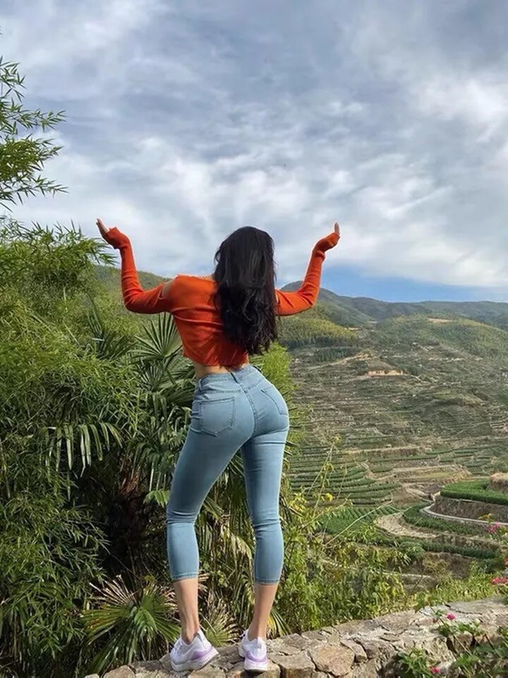 2000s Aesthetic Jeans Woman High Waist Sexy Tight Hip Lifting Leggings Pants High Waist Elastic Female Streetwear Women Pants