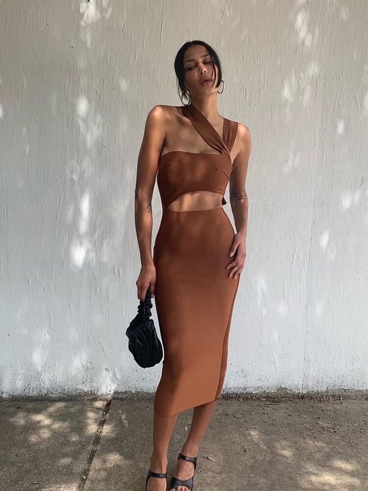 2021 Summer Bandage Dresses Elegant Celebrity Party Dress JKP4679
