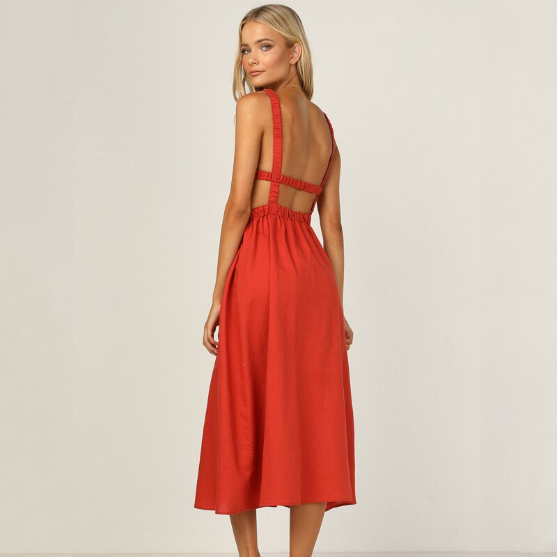 Ardm Sexy Spaghetti Strap Summer Dress 2021 New Slip Black Backless Maxi Dress Vintage Elegant Woman Party Dress Princess Dress Ardm Sexy Spaghetti Strap Summer Dress 2021 New Slip Black Backless Maxi Dress Vintage Elegant Woman Party Dress Princess Dress