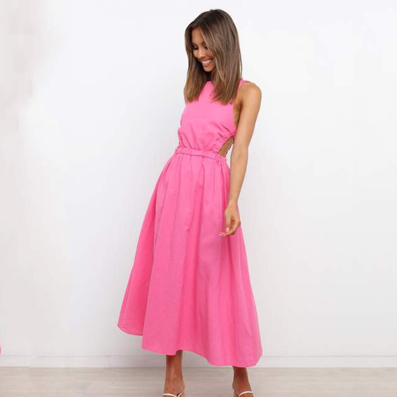 Ardm Sexy Spaghetti Strap Summer Dress 2021 New Slip Black Backless Maxi Dress Vintage Elegant Woman Party Dress Princess Dress Ardm Sexy Spaghetti Strap Summer Dress 2021 New Slip Black Backless Maxi Dress Vintage Elegant Woman Party Dress Princess Dress