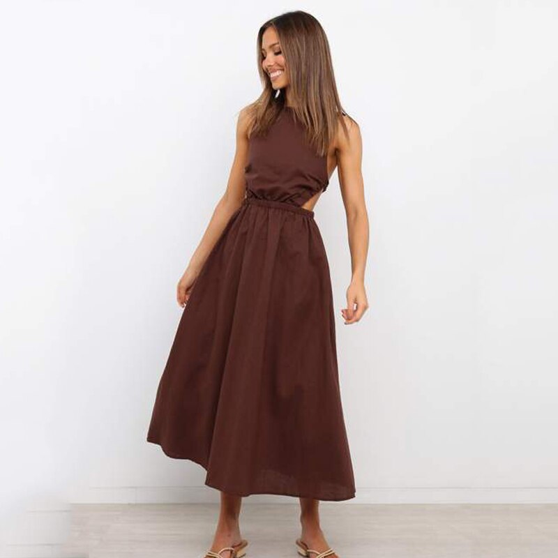 Ardm Sexy Spaghetti Strap Summer Dress 2021 New Slip Black Backless Maxi Dress Vintage Elegant Woman Party Dress Princess Dress Ardm Sexy Spaghetti Strap Summer Dress 2021 New Slip Black Backless Maxi Dress Vintage Elegant Woman Party Dress Princess Dress