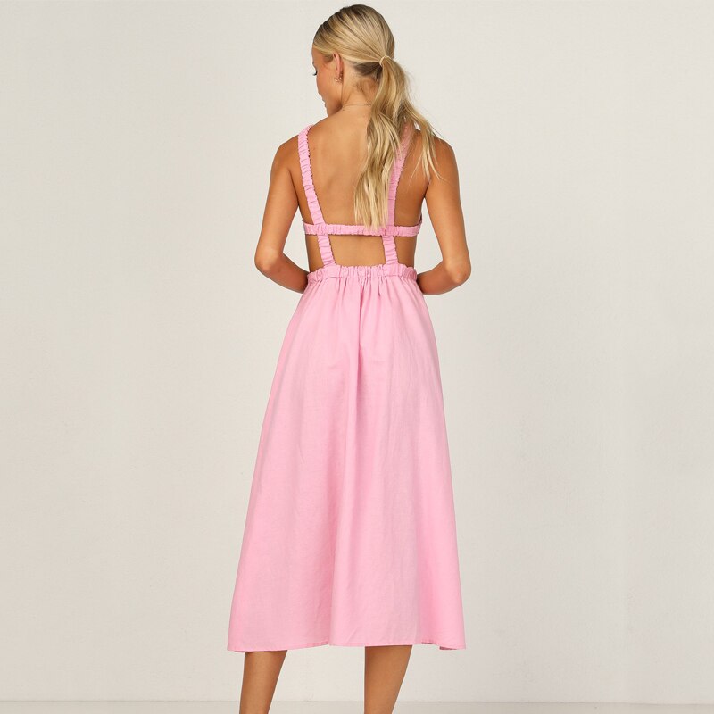Ardm Sexy Spaghetti Strap Summer Dress 2021 New Slip Black Backless Maxi Dress Vintage Elegant Woman Party Dress Princess Dress Ardm Sexy Spaghetti Strap Summer Dress 2021 New Slip Black Backless Maxi Dress Vintage Elegant Woman Party Dress Princess Dress