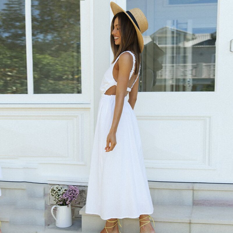 Ardm Sexy Spaghetti Strap Summer Dress 2021 New Slip Black Backless Maxi Dress Vintage Elegant Woman Party Dress Princess Dress Ardm Sexy Spaghetti Strap Summer Dress 2021 New Slip Black Backless Maxi Dress Vintage Elegant Woman Party Dress Princess Dress