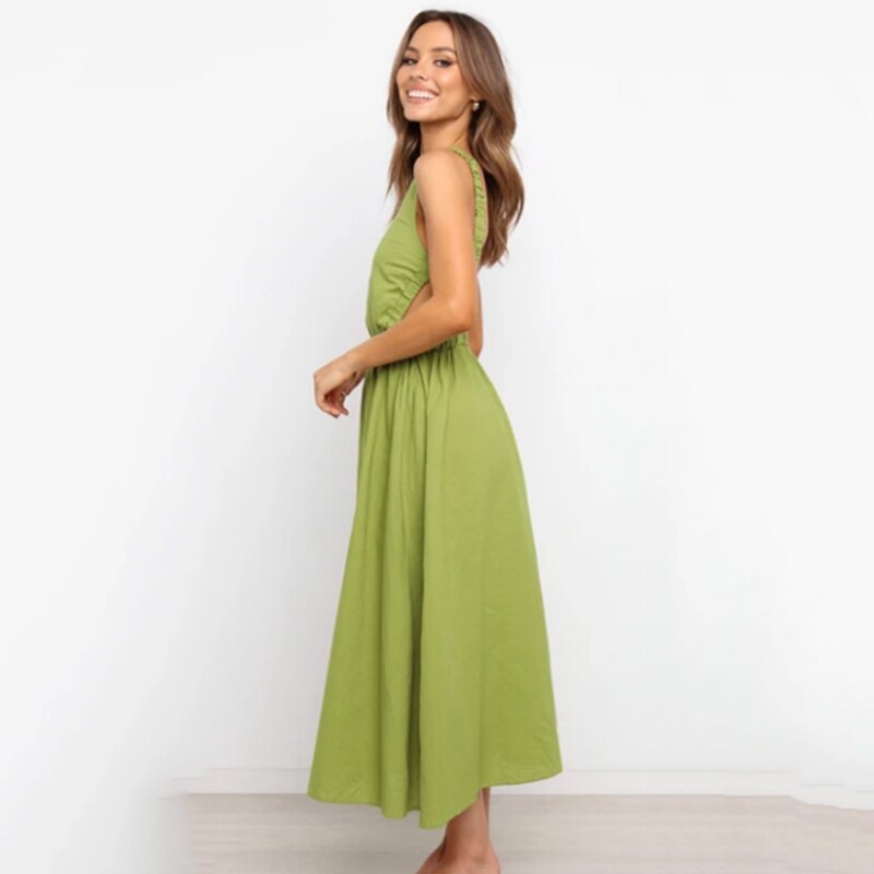 New 2021 Vintage Elegant Backless Maxi Dress JKP4695 New 2021 Vintage Elegant Backless Maxi Dress JKP4695