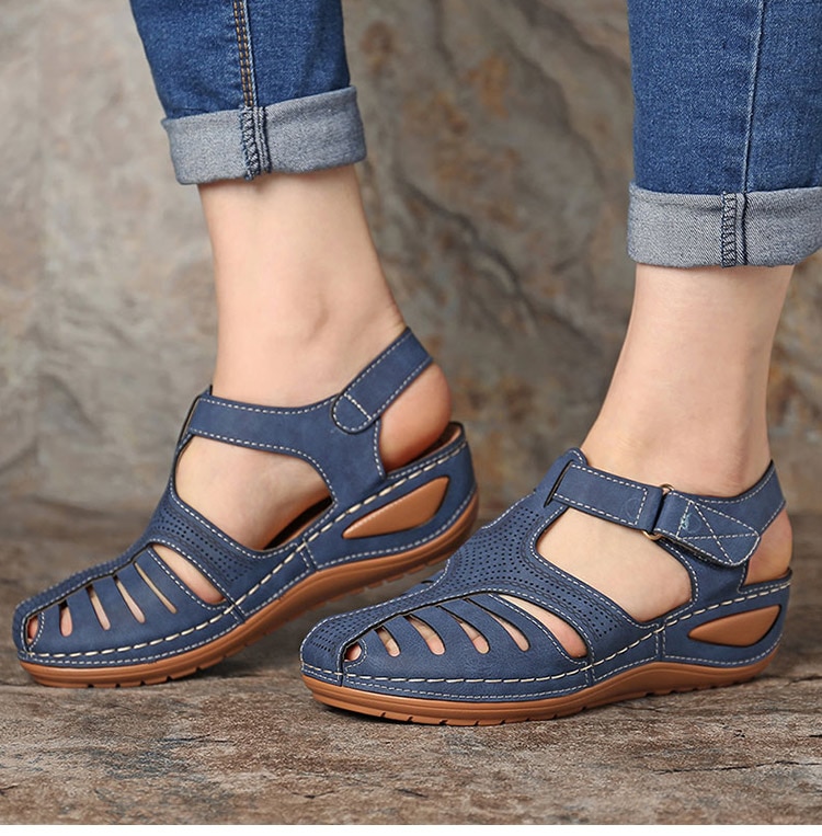 FREE SHIPPING Women Casual Sandals Gladiator Wedges Heels JKP4700