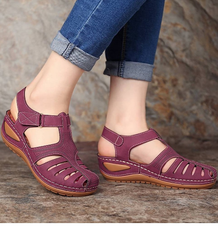 FREE SHIPPING Women Casual Sandals Gladiator Wedges Heels JKP4700
