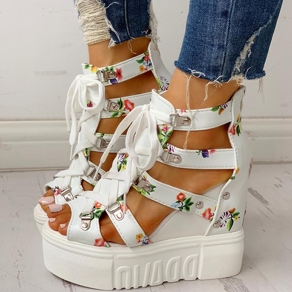 Leisure Wedges Women Casual High Heels Outdoor Outfit JKP4705