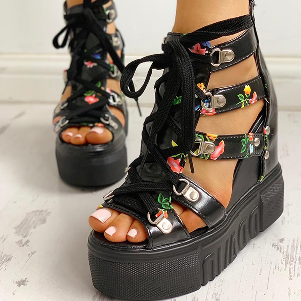 Leisure Wedges Women Casual High Heels Outdoor Outfit JKP4705