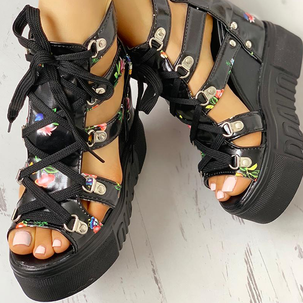 Leisure Wedges Women Casual High Heels Outdoor Outfit JKP4705