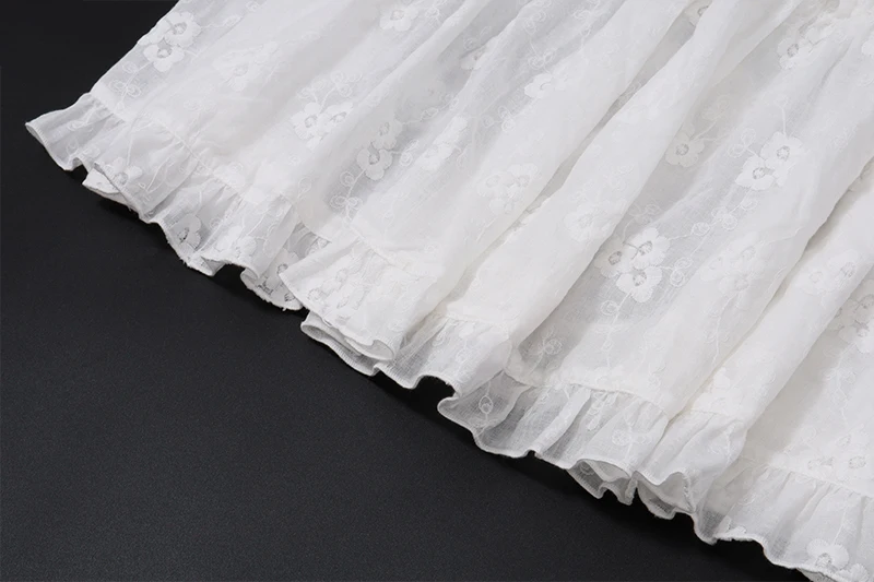 Sexy White Backless Maxi Dress Elegant Summer Mesh Ruched Long Dress JKP7341