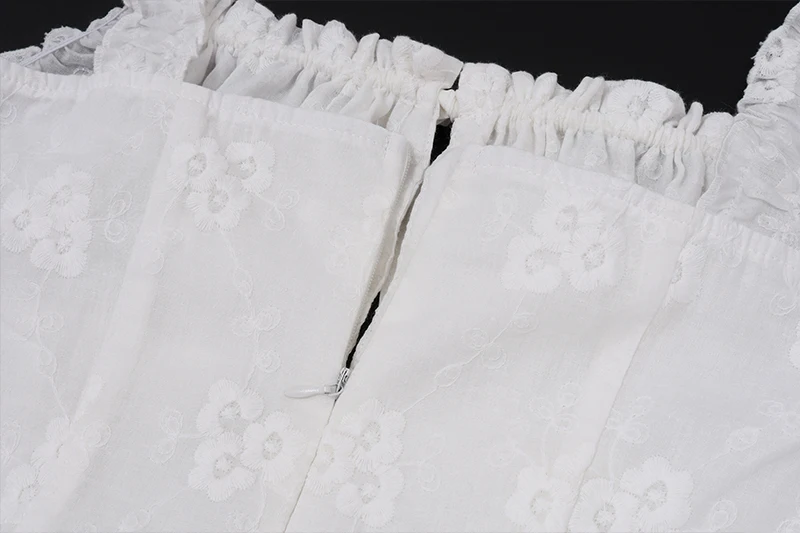 Sexy White Backless Maxi Dress Elegant Summer Mesh Ruched Long Dress JKP7341