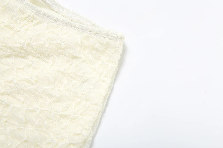 Summer Outfit 2025 Women Lace Sheer Embroidered Long Sleeve Top And Matching Shorts JKP7352